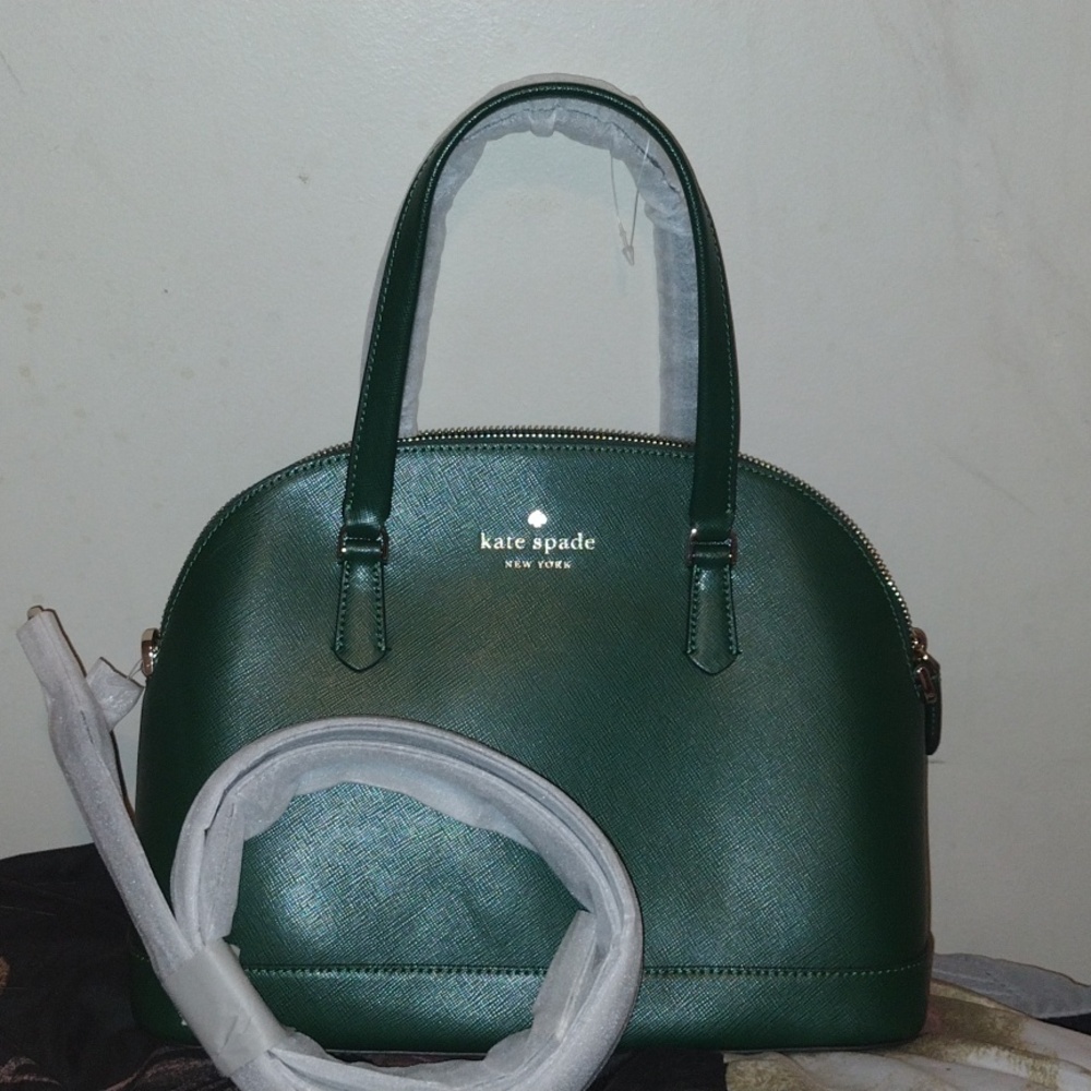 NEW Kate Spade Forest Green Tote Bag